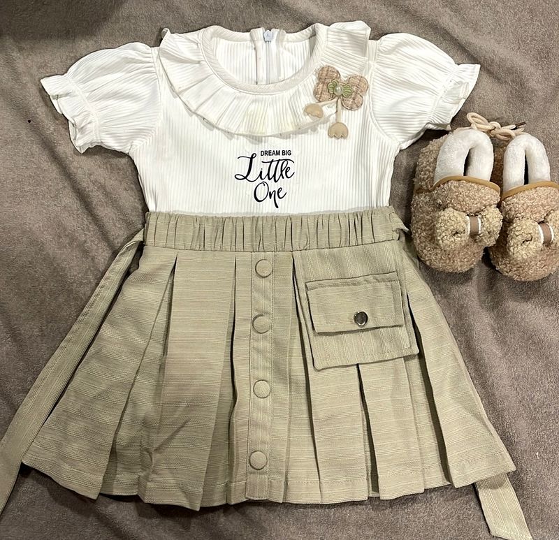 White Baby Frock
