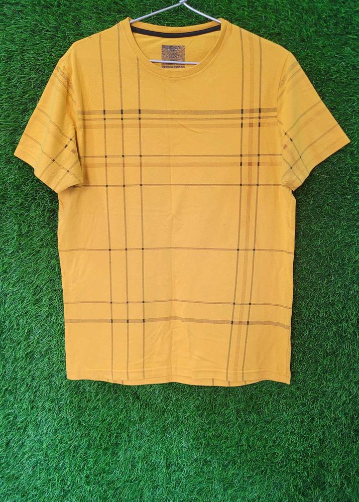 Yellow Plaid T-shirt