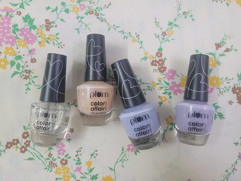 4 For 119 Coins - Plum Nail Paints