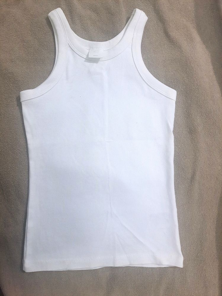 White Vest Top From H&amp;M