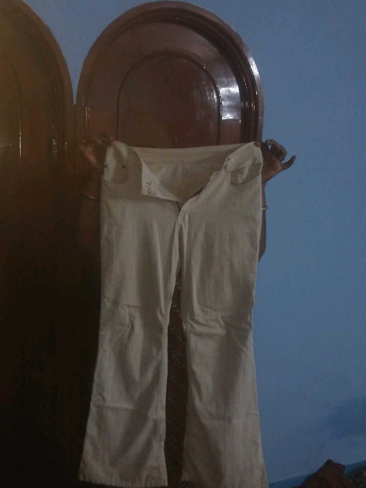 Off White Jean Pant