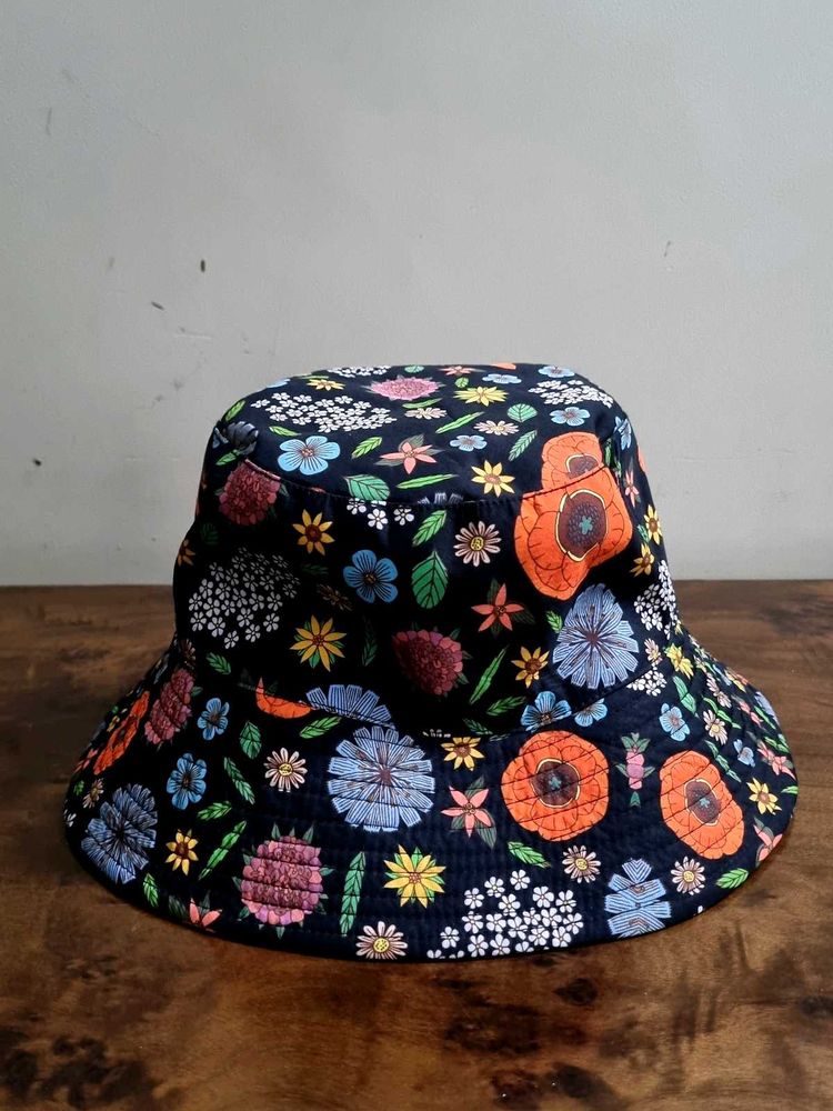Floral Bucket Hat (Reversible)