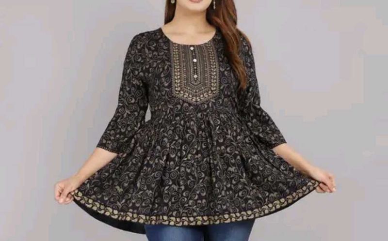 Elegant Floral Print Top