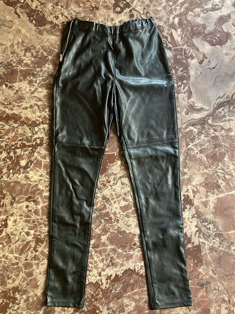 Black Leather Pants