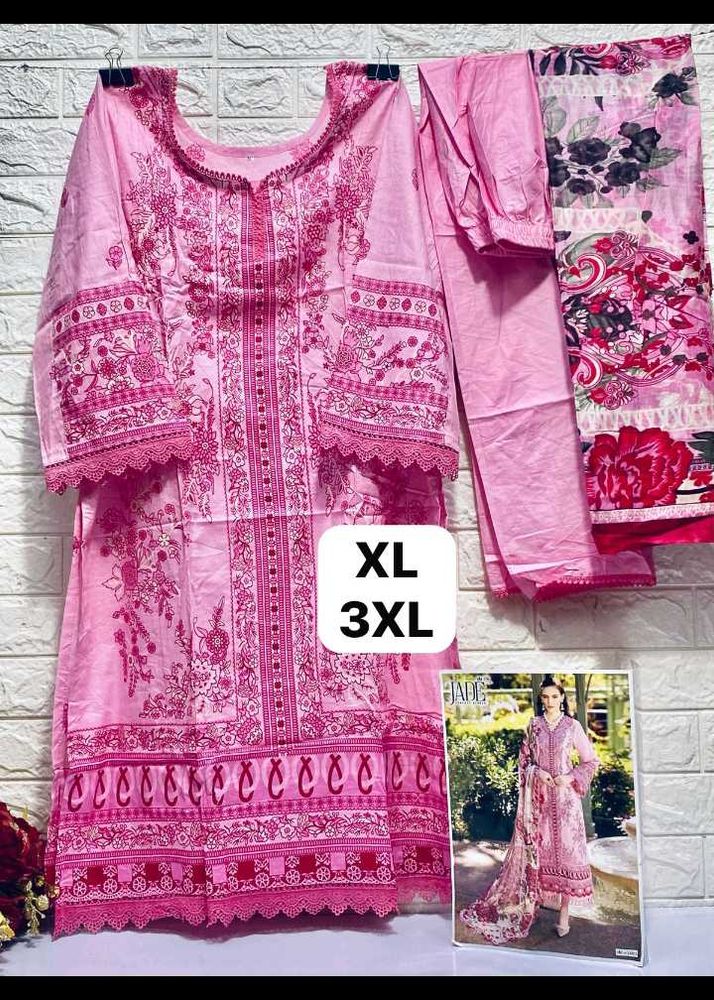 Pink Embroidered Kurta Set