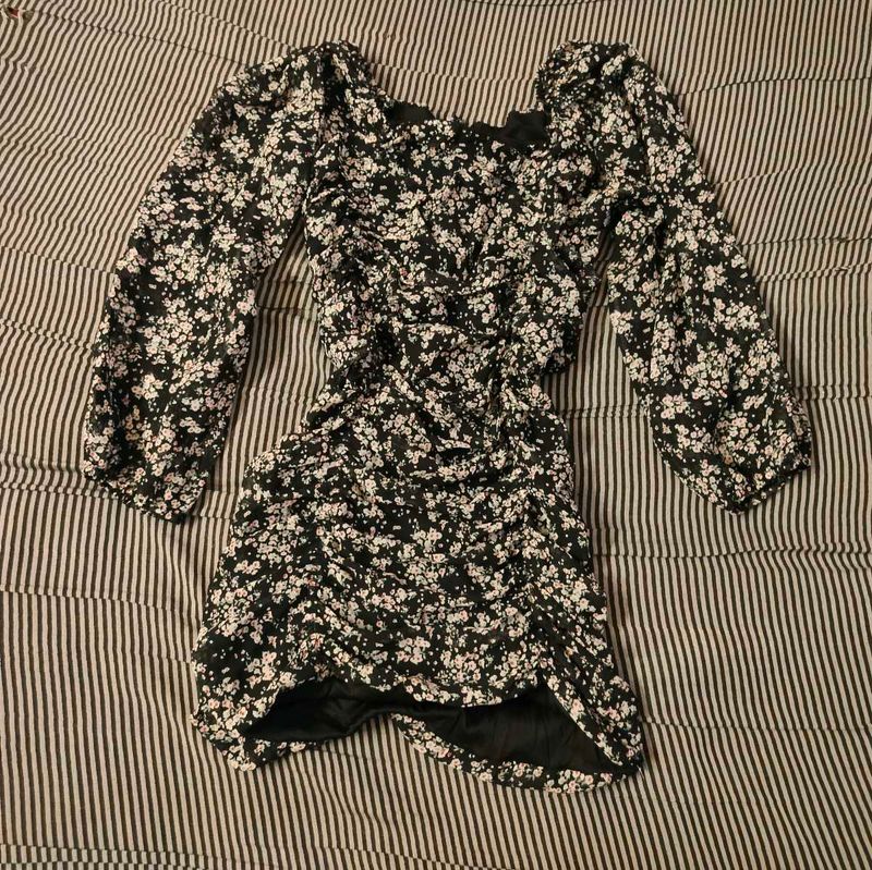 Floral Print Mini Dress