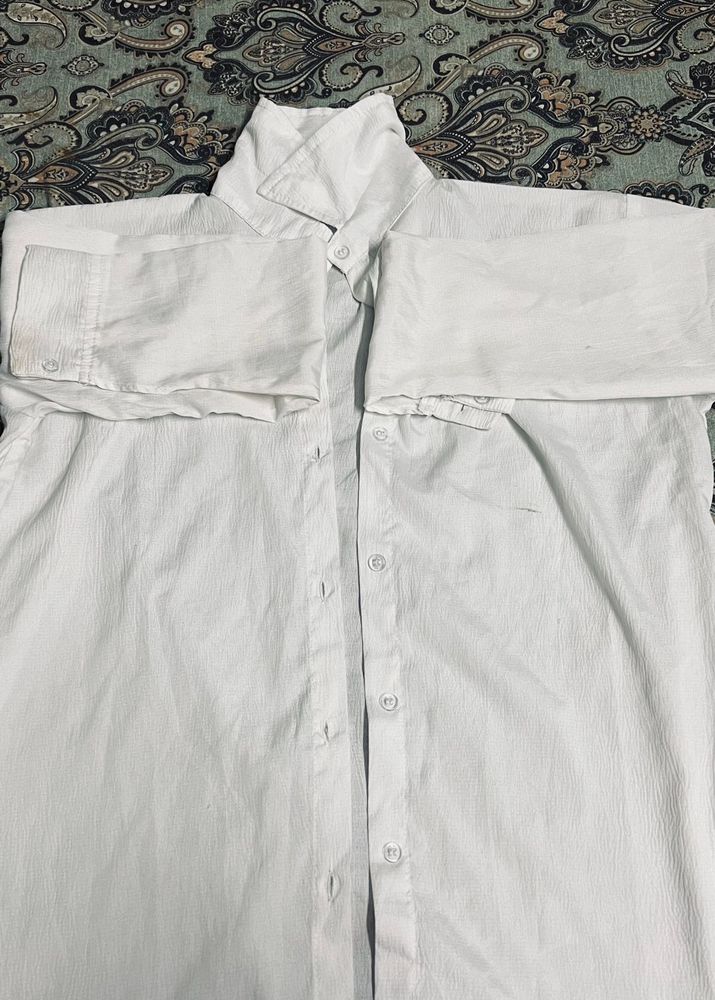 women White Casual Shirt