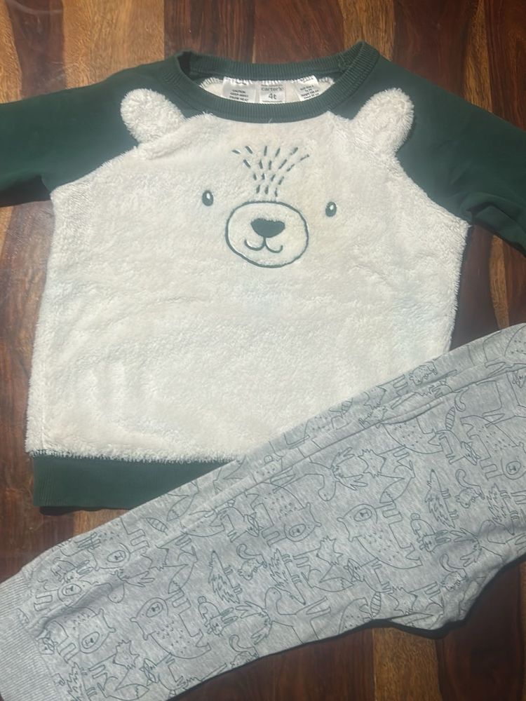 Cute Bear Pajama Set