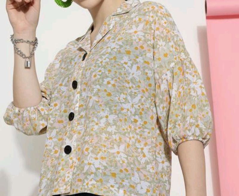 Cropped Shirt For Women Size 32,34
