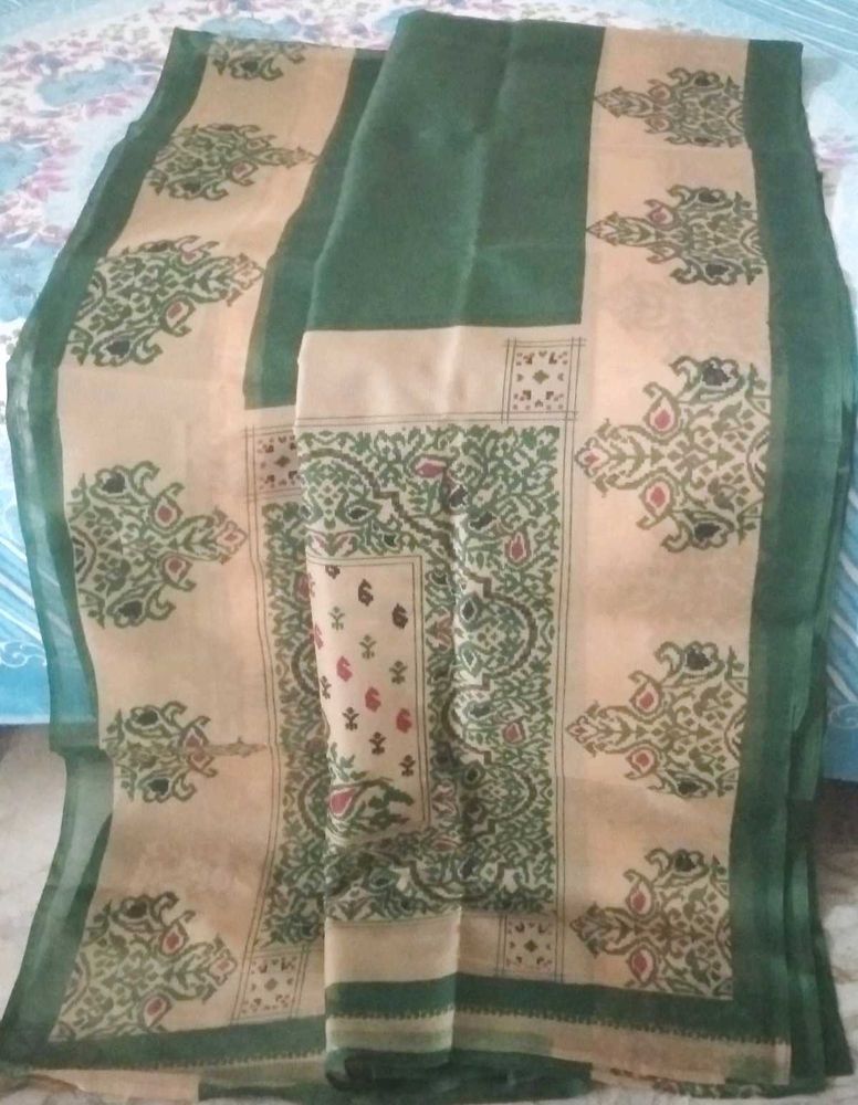 brand new printed fastive saree