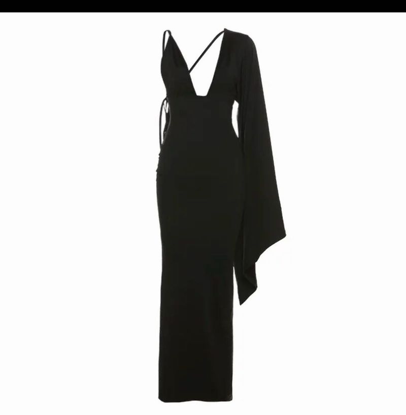 Elegant One-Shoulder Maxi Dress