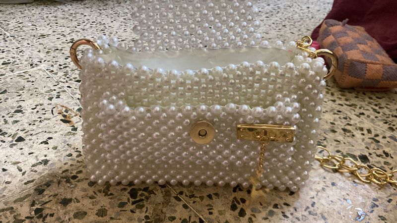 Pearl Beaded Handbag