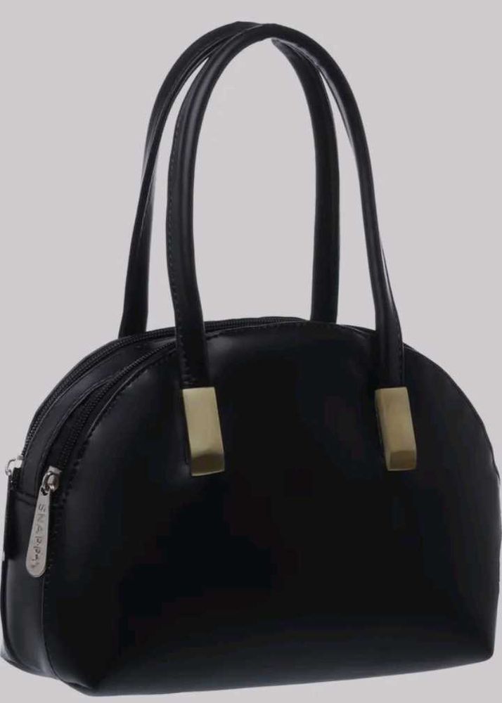 Black Dome Handbag