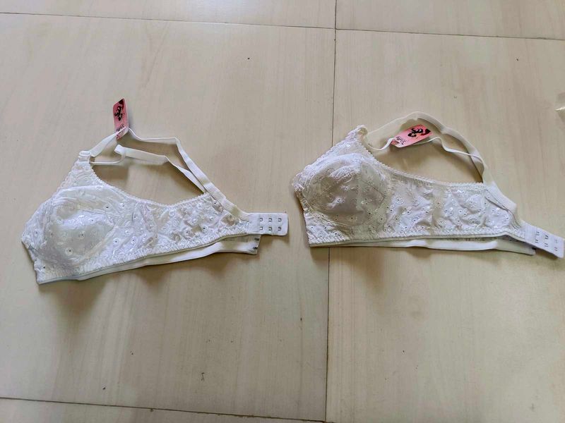 White Lace Bra