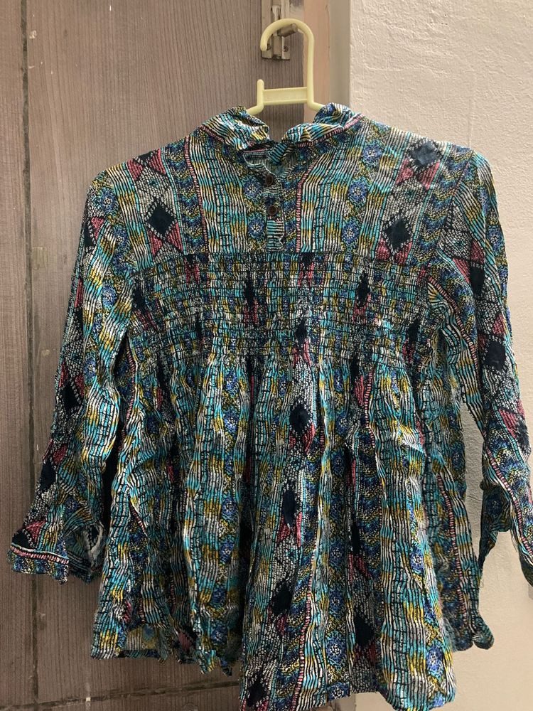 Boho Printed Top