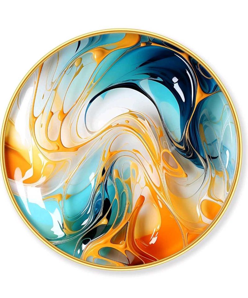 paintings Abstract modern art Crystal Embedded