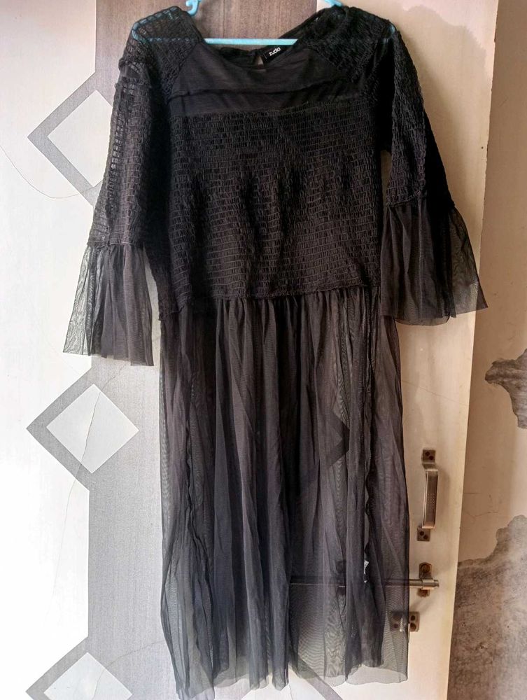 Zudio Black Dress