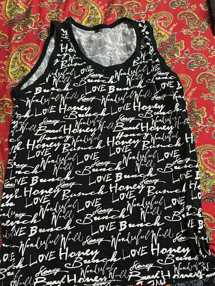 Unisex Graphic Print Tank Top