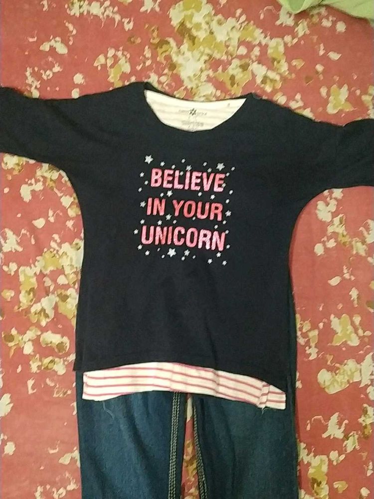 Combo Shirt and jeans for girls