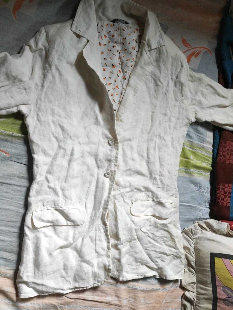 Elegant White Blazer