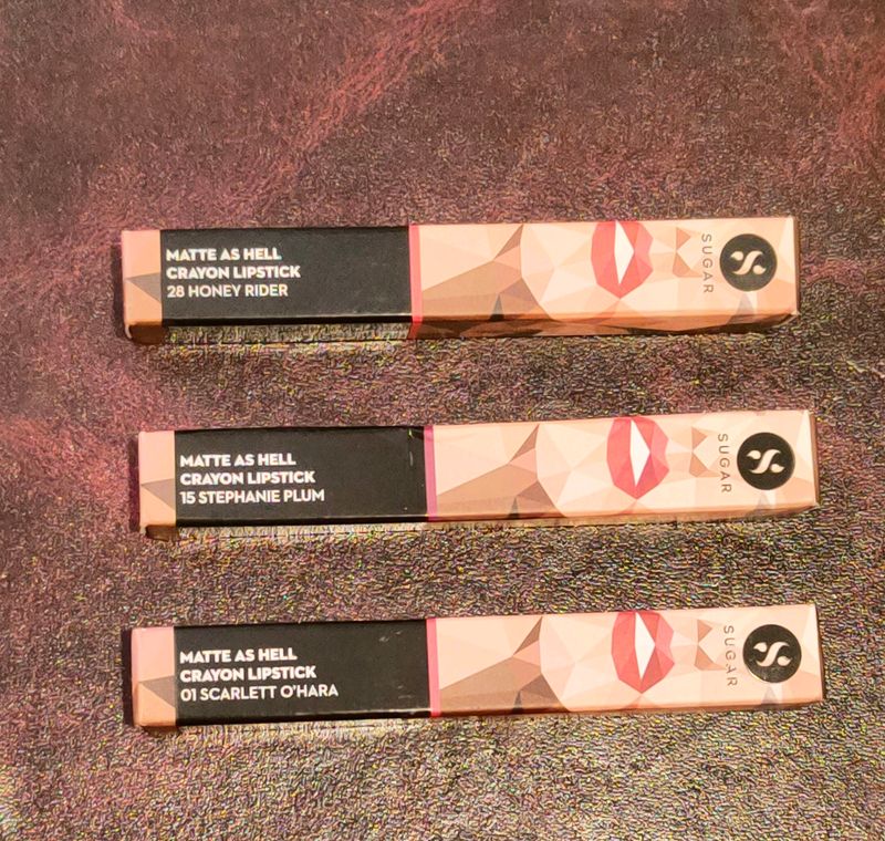 Sugar Matte As Hell Crayon Lipstick