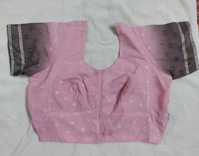 Pink And Grey Blouse Combo
