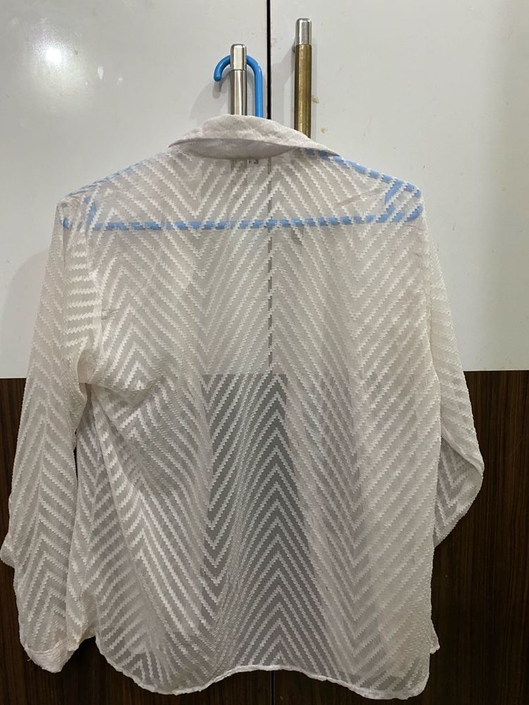 Sheer White Shirt