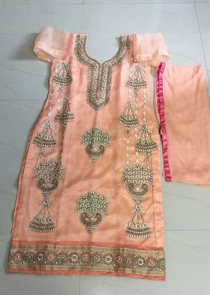 Beautiful Kurta With Dupatta Set
