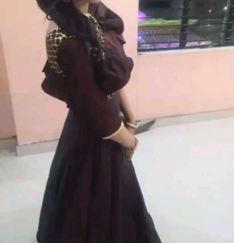 Elegant Maroon Dress