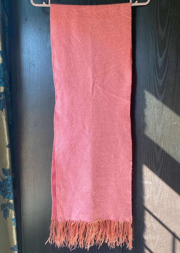 Pink Scarf with Fringe