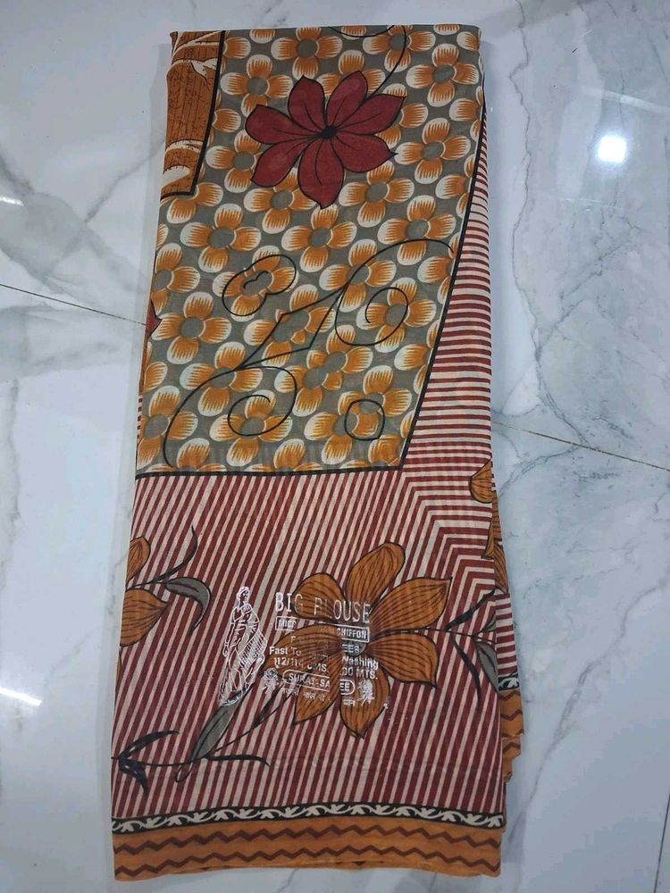 Floral Printed Saree