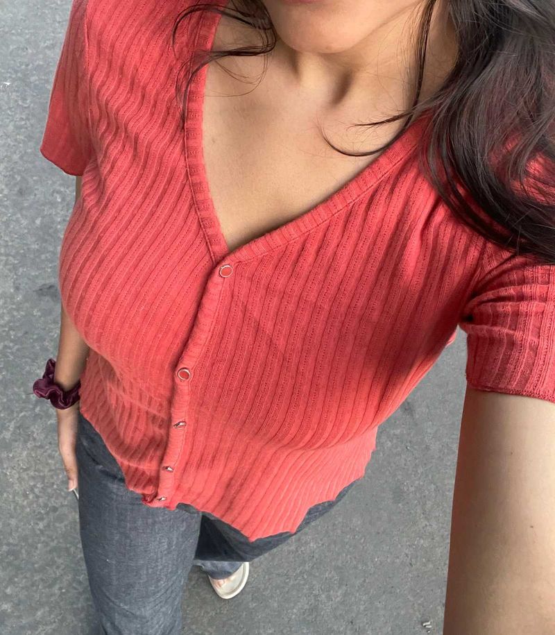 Coral Top Women