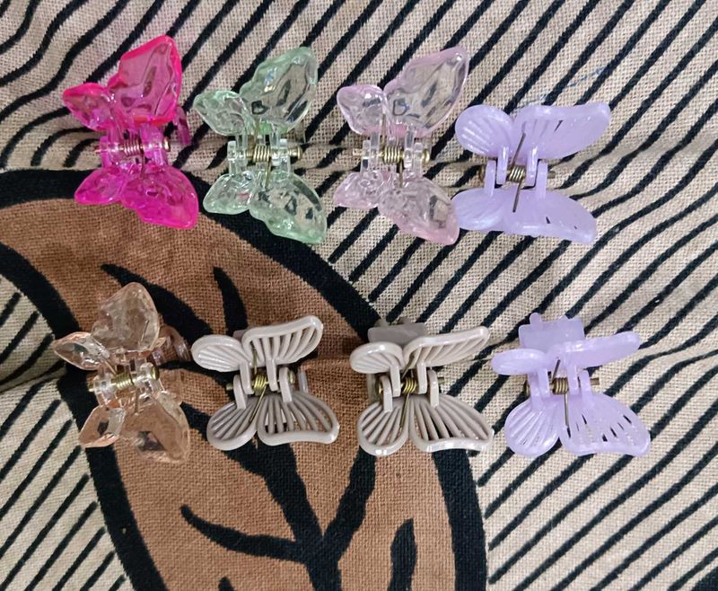 Butterfly Hair Claw Clips Set