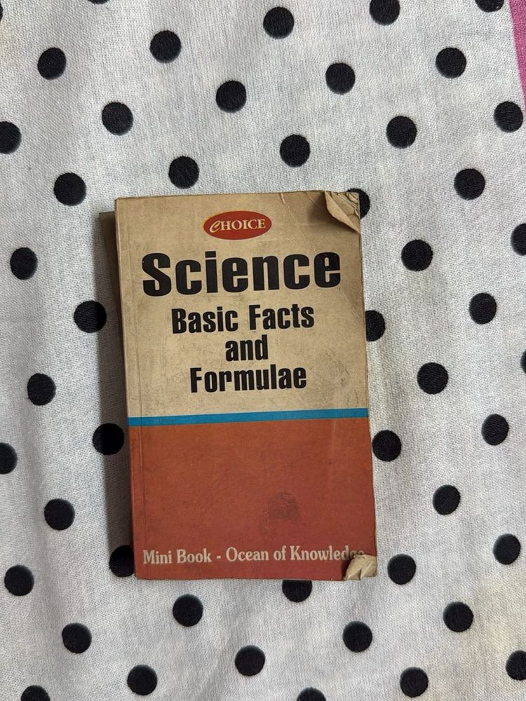 Mini Science Basic Facts &amp; Formulae Book