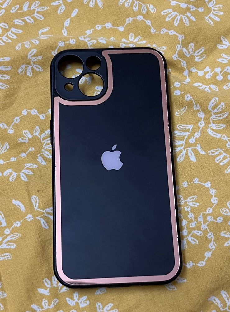Sleek Black and Rose Gold iPhone Case