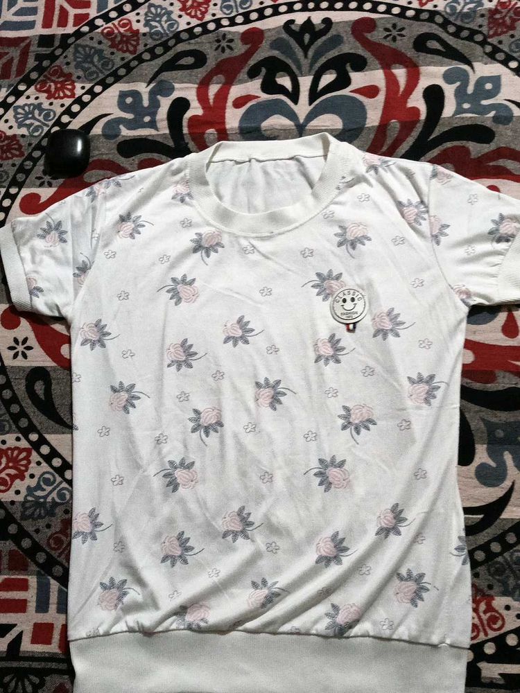 Floral Print T-Shirt