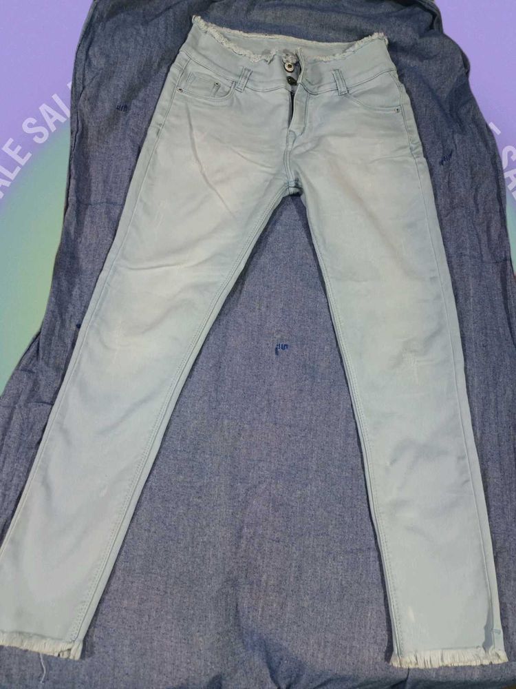 Light Wash Denim Jeans