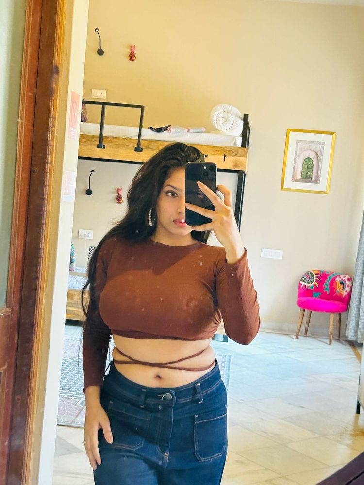Tie Waist Crop Top