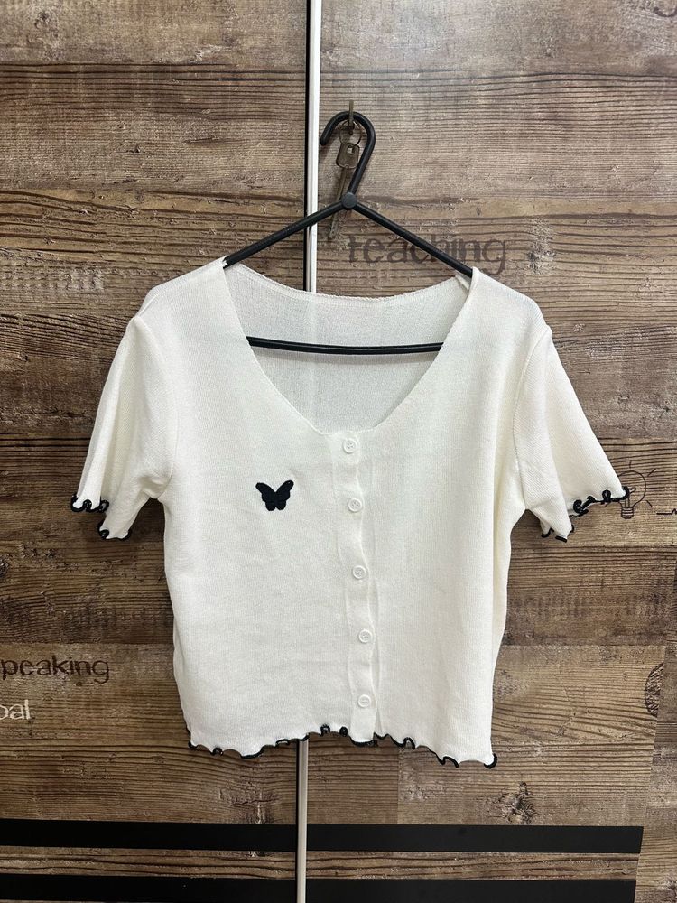 New White Pinteresty Top
