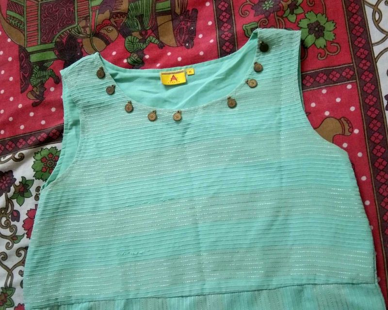 Decent Mint Green Sleeveless Top 👸🏻