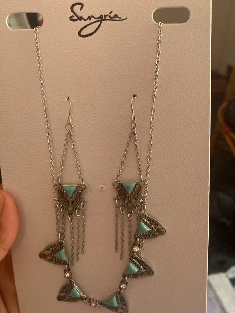 Sangria Necklace &amp; Earring Set