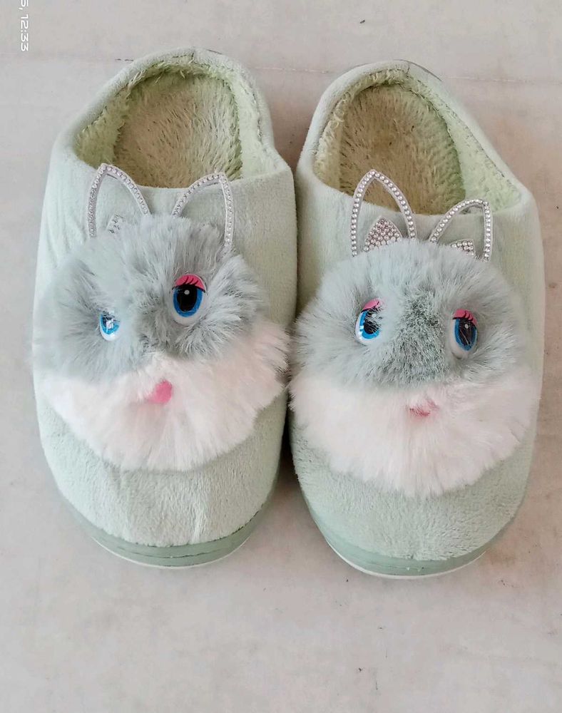 Rabbit Fur Shoes