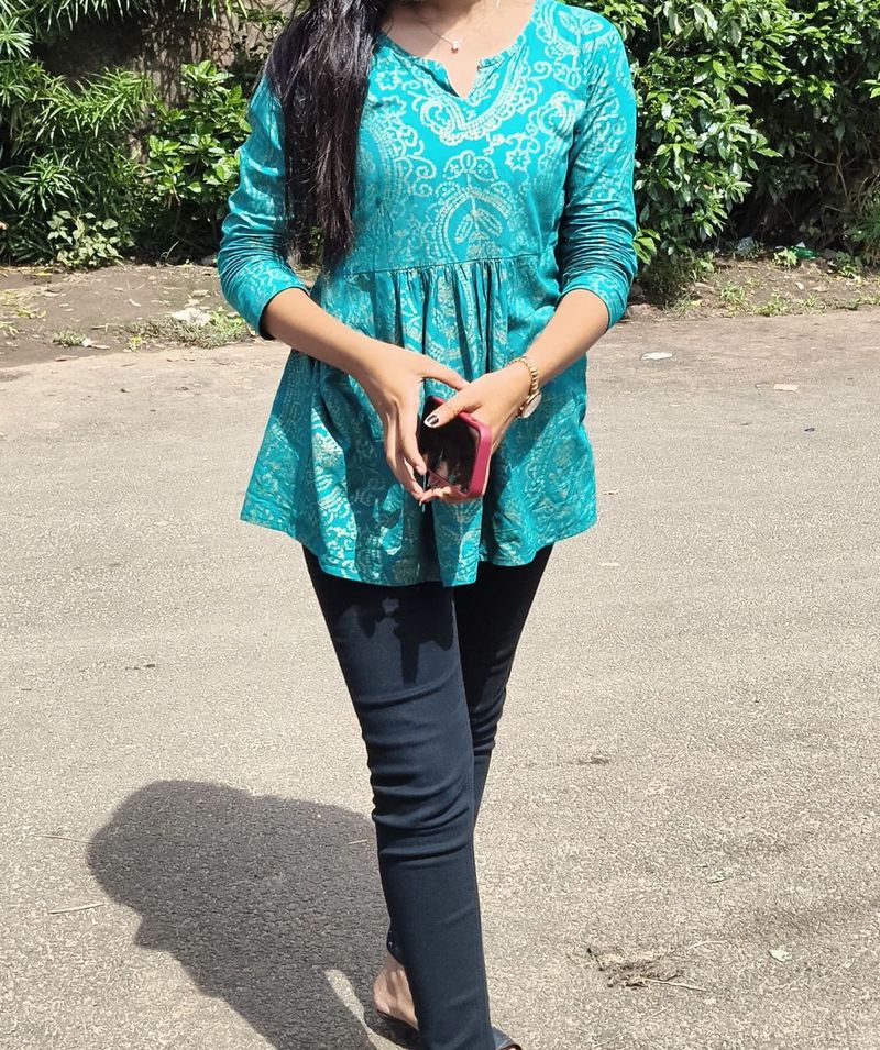 Stylish Teal Top