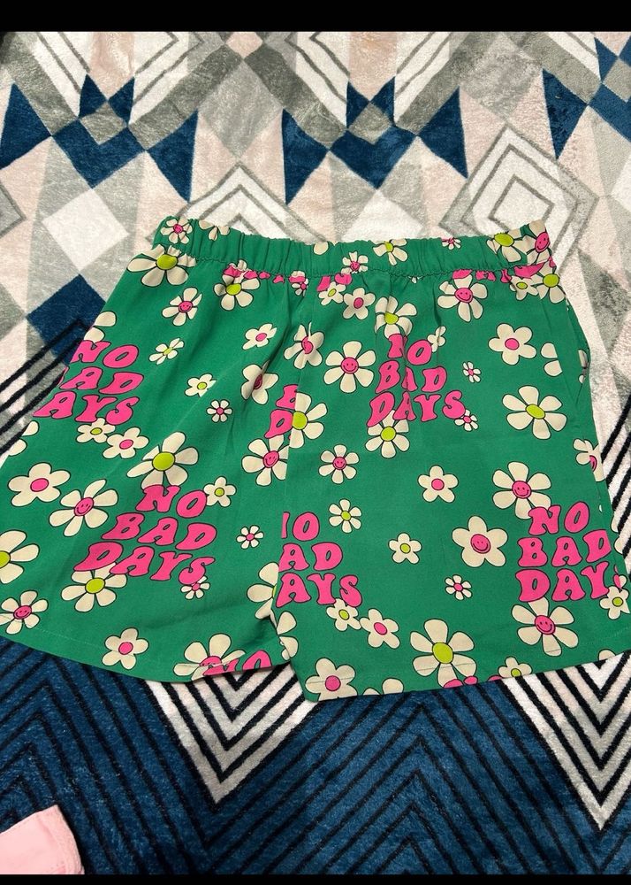 Fun Floral Shorts - No Bad Days!