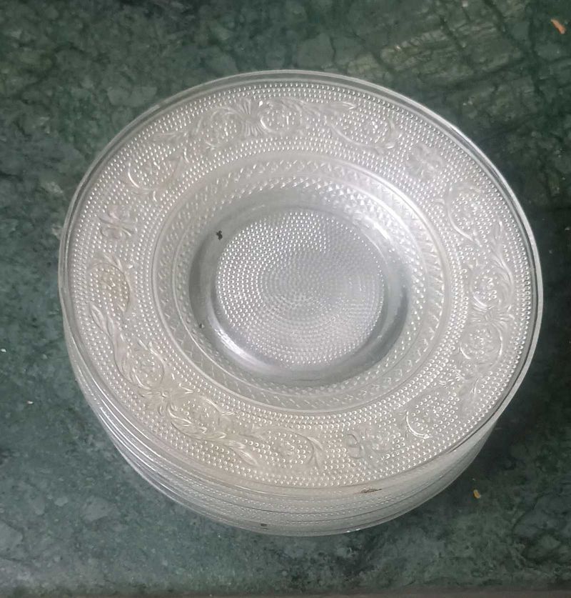 Ten Snacks Glass Plates