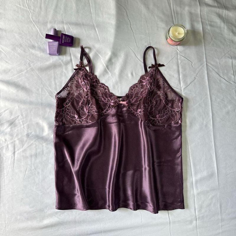 Satin Amethyst Cami