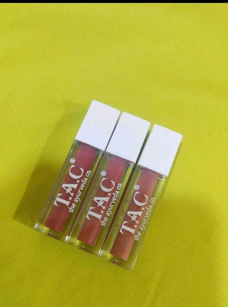 TAC The Ayurveda Co. Lip Gloss Trio