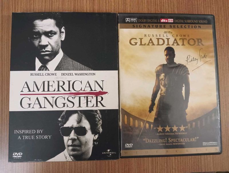 American Gangster &amp; Gladiator DVDs