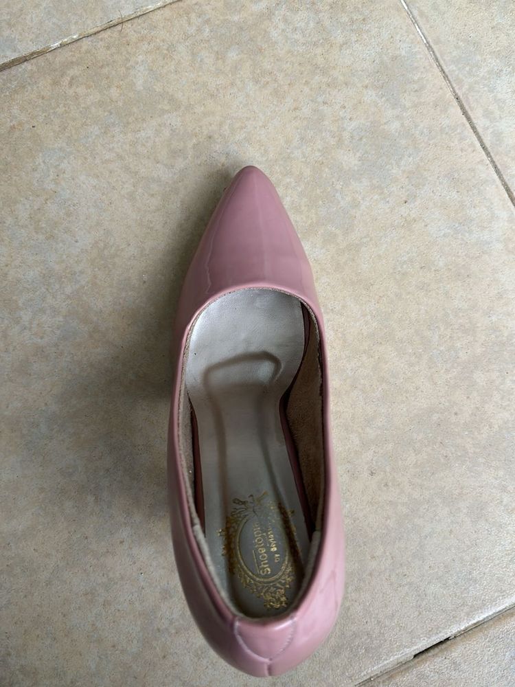 Pink Heels 38 Size
