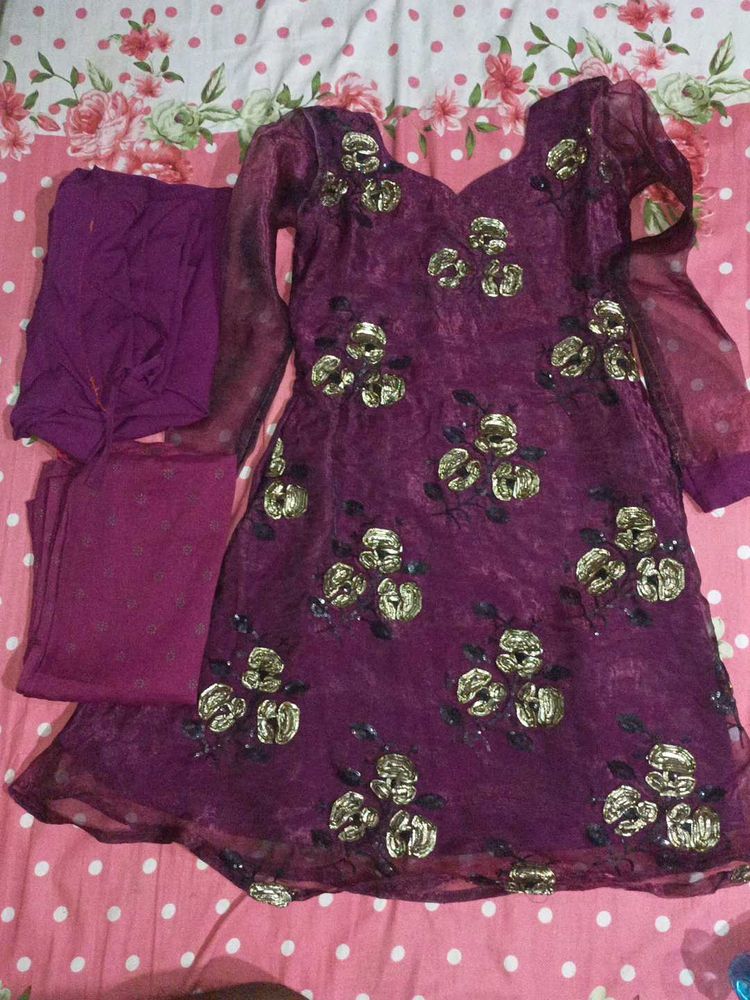 A-line Kurta Set With Surprise Gift 🎁